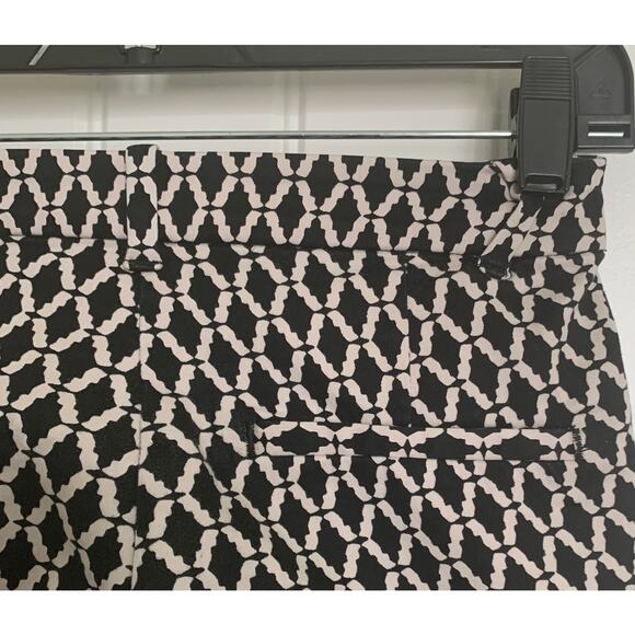 H&M MID RISE LEGGINGS, WOMENS, 2, BELT LOOPS, STRAIGHT LEG, BLACK & WHITE - Picture 6 of 10